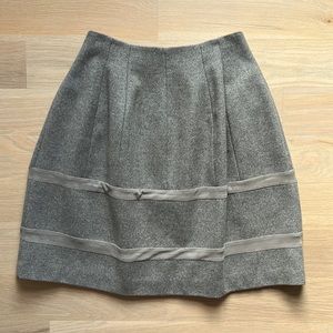 Gray Wool Madewell Skirt - Size 2